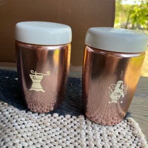 Copper Salt and Pepper Shaker Set